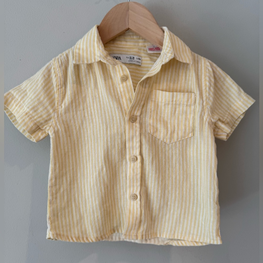 The cutest little Zara baby button down
